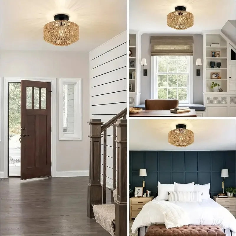 Bamboo Chandelier Ceiling Lamp
