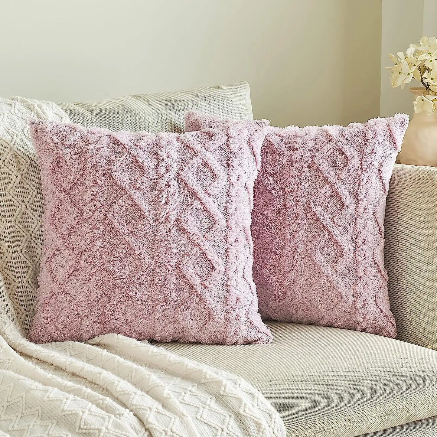 Geometric Pillow Cover
