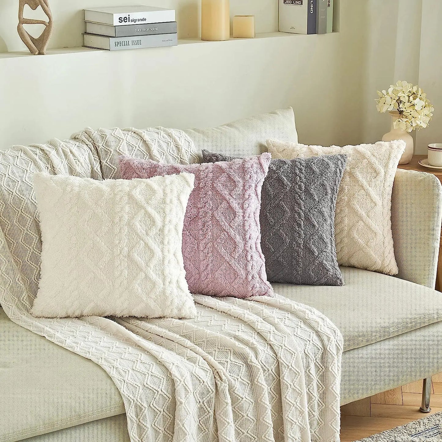 Geometric Pillow Cover
