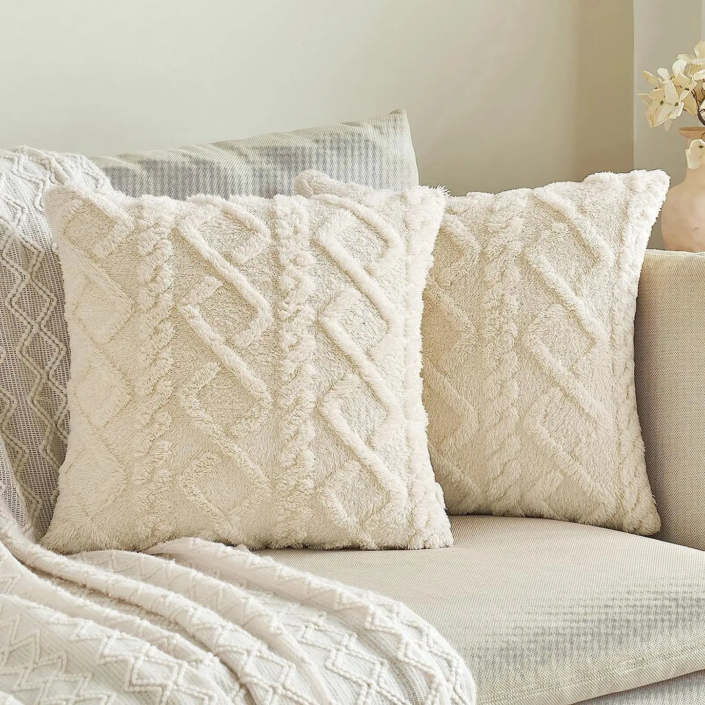 Geometric Pillow Cover